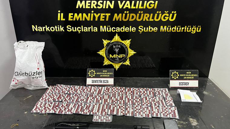 Mersin'de uyuşturucu operasyonu: 2 şüpheli tutuklandı