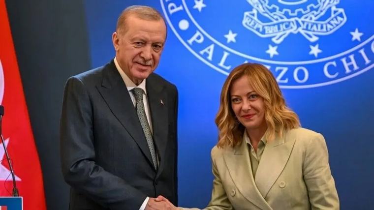 Meloni'den Başkan Erdoğan'a teşekkür: İtalya ve Türkiye, tarihi bağlar ve ortak çıkarlarla birbirine bağlıdır