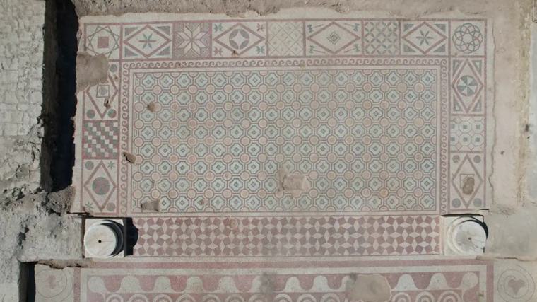 Pompeiopolis’te binlerce yıllık sürpriz: 105 metrekarelik mozaik