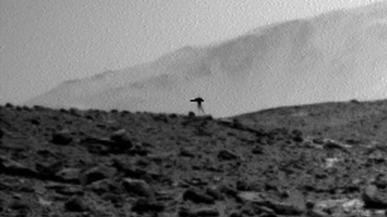 Mars'tan gelen görüntü kafaları karıştırdı! Kameraya takılan gizemli silüet: '13 saniye önce yoktu'