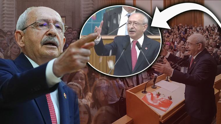 Üzerine güller atıldı! Kemal Kılıçdaroğlu 3 yıl sonra yeniden kürsüye çıktı