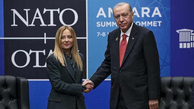 Meloni İtalya tarihine geçti, Cumhurbaşkanı Erdoğan'dan tebrik mesajı geldi