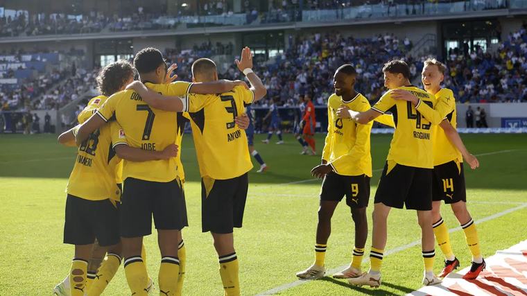 Borussia Dortmund, Hoffenheim karşısında 2-0'dan geri döndü