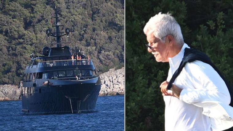 12 milyar dolarlık vasiyetin mirasçısı Bodrum'da: Lüks yatıyla ilgi gördü