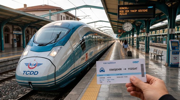 Tren bilet sisteminde sessiz sedasız yeni dönem başladı