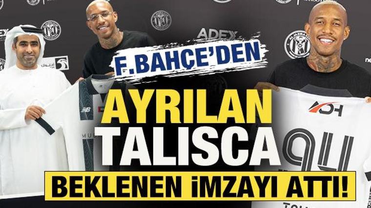 Fenerbahçe'den ayrılan Anderson Talisca, beklenen imzayı attı