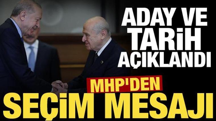 MHP seçim için adayını açıkladı! Dikkat çeken 2028 mesajı