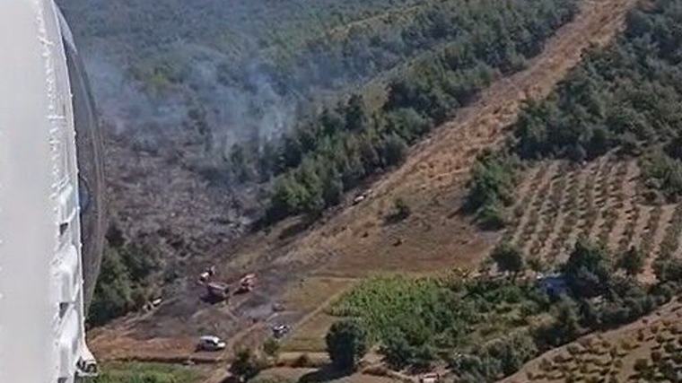 Bursa’da anız yangını ormana sıçradı: Ekipler seferber oldu