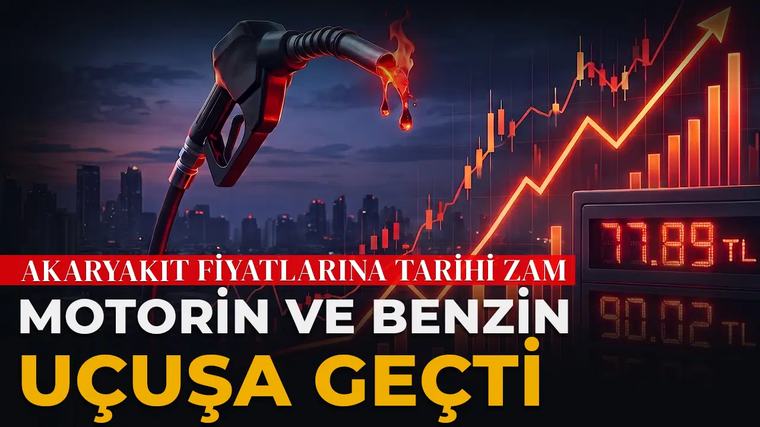 Akaryakıt fiyatlarına tarihi zam: Motorin 90 lirayı aştı, benzin 80 liraya dayandı