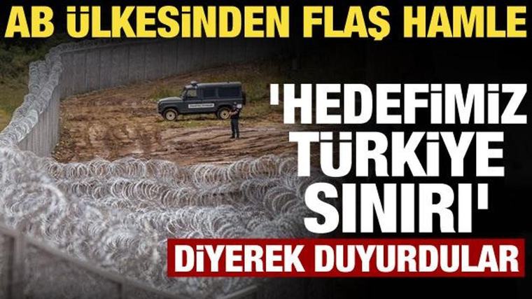 Bulgaristan'dan flaş Türkiye açıklaması: Sınırı işaret ettiler