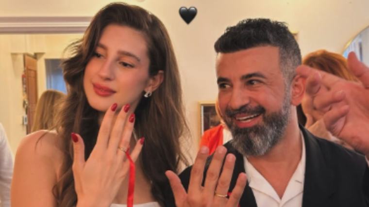Itır Esen Engin Aykanat çiftinin yüzüklerini Çağatay Ulusoy taktı: 'Darısı başına' yorumları yağdı