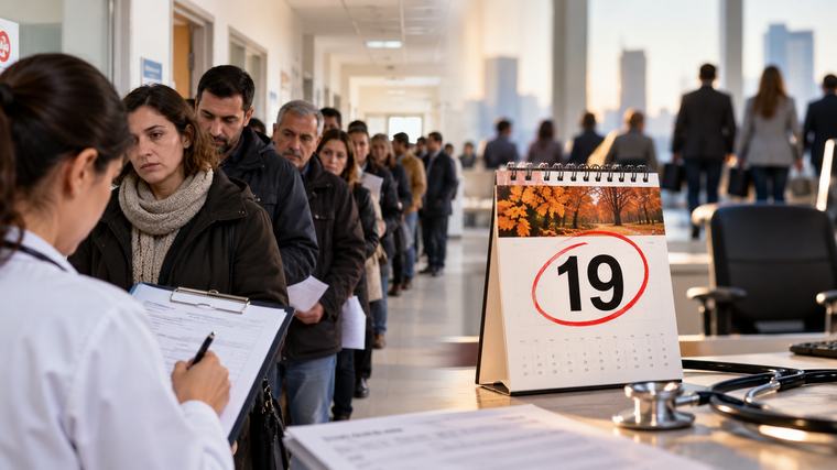 19 Kasım için rapor kuyruğu başladı: 1 buçuk milyon kişi işe gitmeyecek