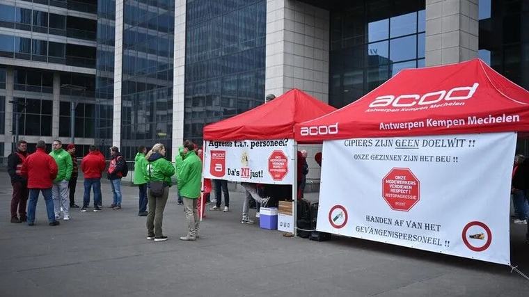 Belçika'da cezaevi çalışanlarından 5 günlük grev