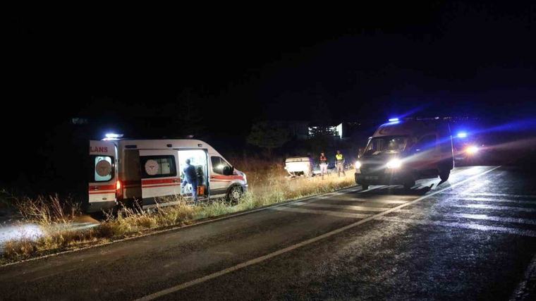 Kontrolden çıkan otomobil takla attı: 1’i ağır, 5 yaralı