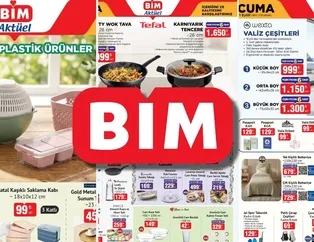 BİM 11 Eylül aktüel kataloğu geldi: Karnıyarık tenceresi 1.650 TL, valiz 999 TL'den başlıyor