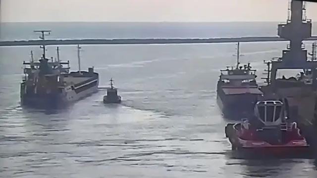 Tuğberk İmamoğlu gemisinin İskenderun’dan ayrıldığı anların görüntüsü ortaya çıktı