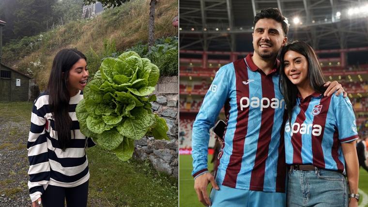 Ozan Tufan ve eşi Trabzon'a iyice alıştı: Yayla yayla gezip kuymak yapıyorlar