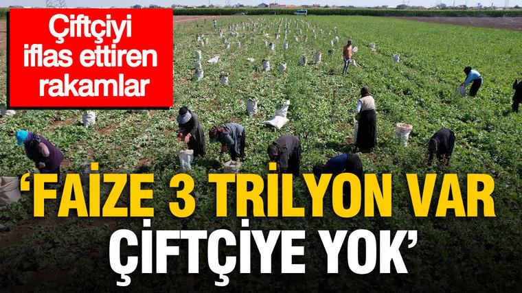 CHP'li Orhan Sarıbal: Faize 3 trilyon var, çiftçiye yok