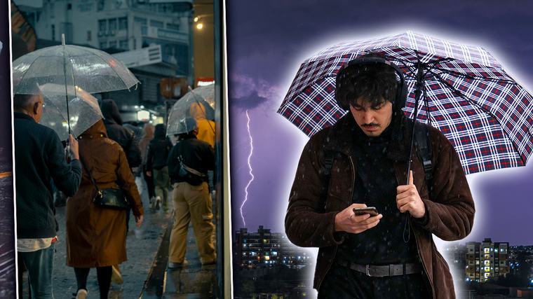 Etkisi tüm gün sürecek! Harita kırmızıya büründü! Meteoroloji'den yeni uyarı, İstanbul dahil 22 ilde sağanak yolda