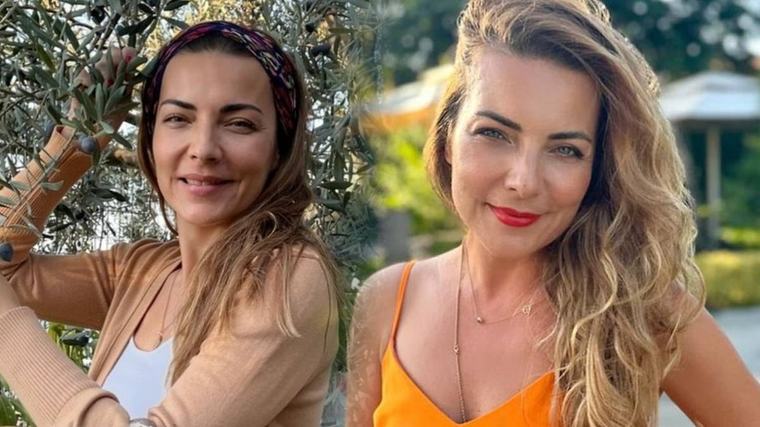Ünlü oyuncu Burcu Kara köy hayatına alıştı: Taş fırının başına geçip ekmek yaptı