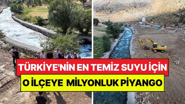Türkiye’nin En Temiz Suyu İçin Dev Yatırım: İlçeye 300 Milyonluk Piyango Vurdu!