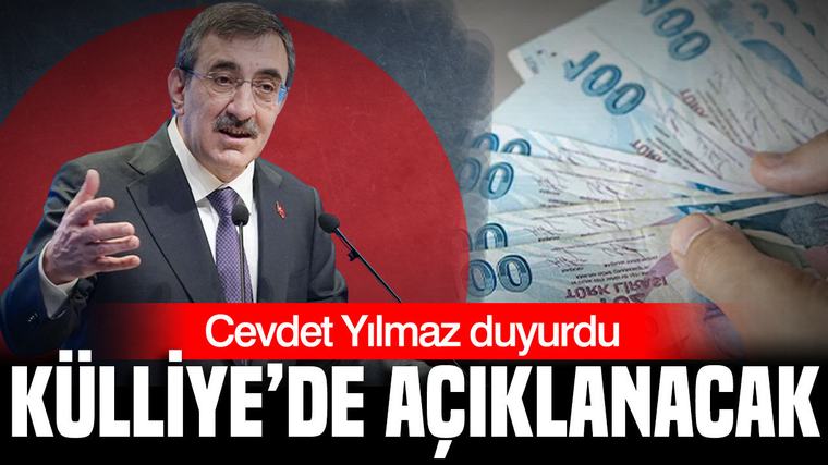 Cevdet Yılmaz duyurdu: Külliye'de açıklanacak